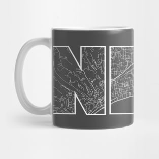 Nice Street Map Mug